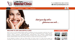Desktop Screenshot of lifecaredentalclinic.com